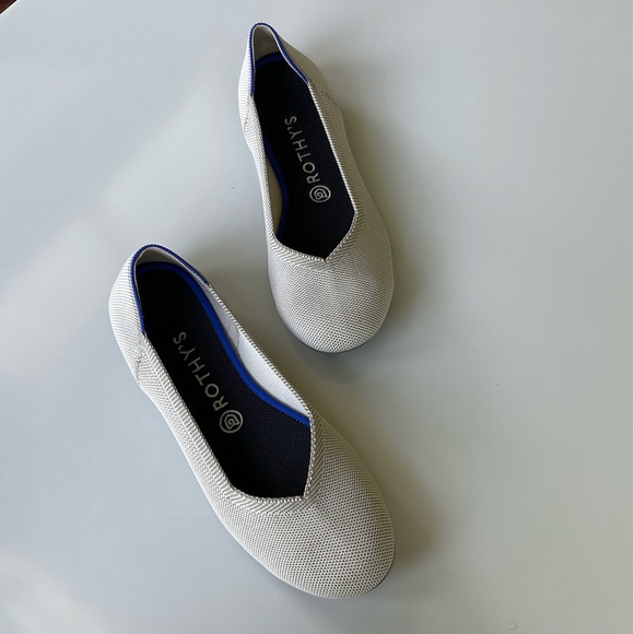Rothy’s, size 9, cream flats - Picture 4 of 8